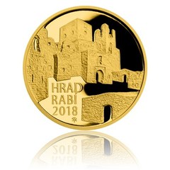 Zlatá mince 5000 Kč 2018 Rabí (proof)