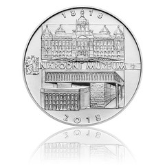 Stříbrná mince 200 Kč 2018 Založení Národního muzea (standard)