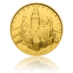Zlatá mince 5000 Kč 2017 Bouzov (standard)