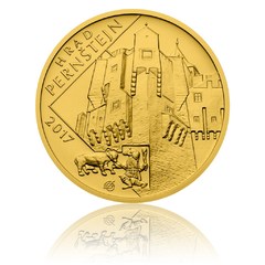 Zlatá mince 5000 Kč 2017 Pernštejn (standard)